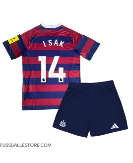 Günstige Newcastle United Alexander Isak #14 Auswärts Trikotsatzt Kinder 2024-25 Kurzarm (+ Kurze Hosen)